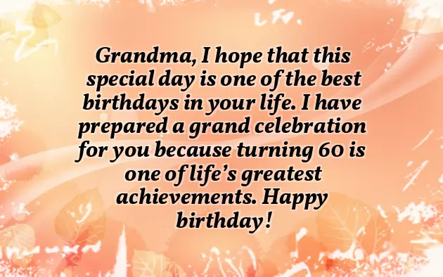 Happy Birthday My Dear Grandma