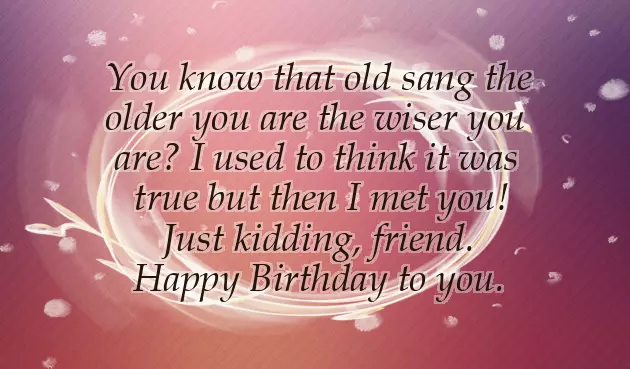 Funny Bday Wishes For Friend