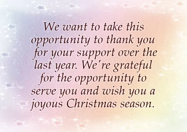 Merry Christmas Business