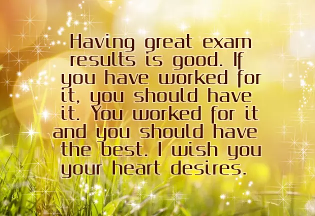 Congratulations On Good Grades