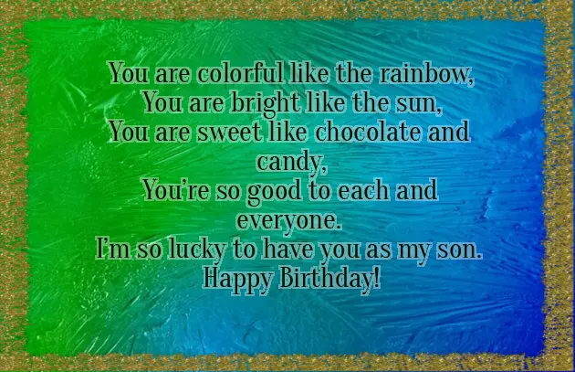 Birthday Wishes For 7 Year Old Son From Mother Birthday Wishes For 7 Year Old Son From Mother