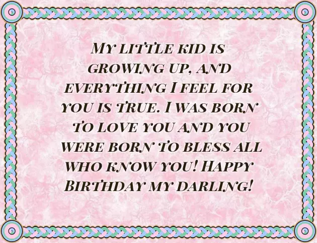 Happy Birthday Wishes To Kids