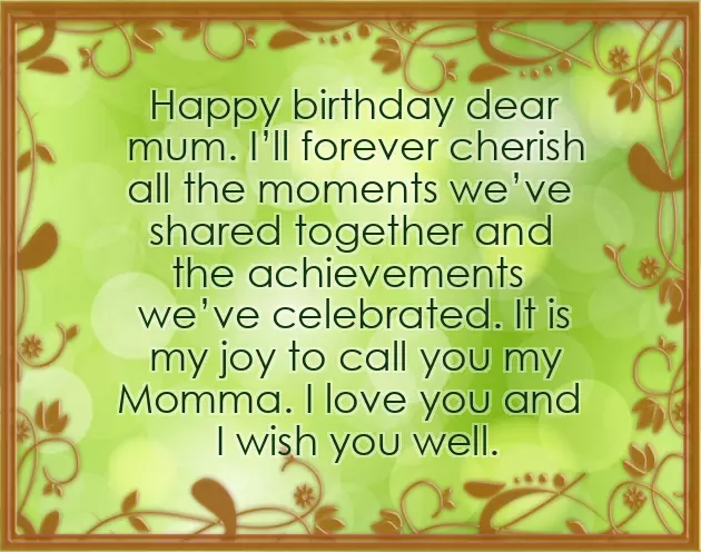 Happy Birthday Mum From Son Happy Birthday Mum From Son