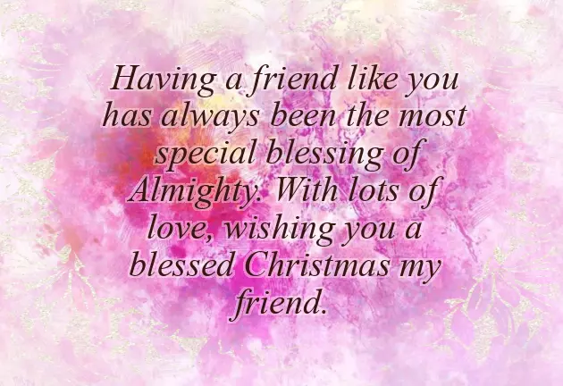 Christmas Wishes To A Dear Friend