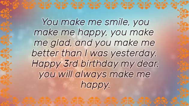 Birthday Wishes 3 Years Girl Birthday Wishes 3 Years Girl
