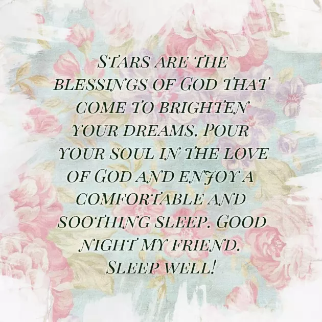 Good Night My Friend Sleep Well