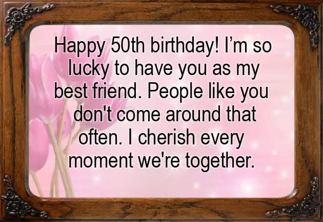 50Th Female Birthday Wishes