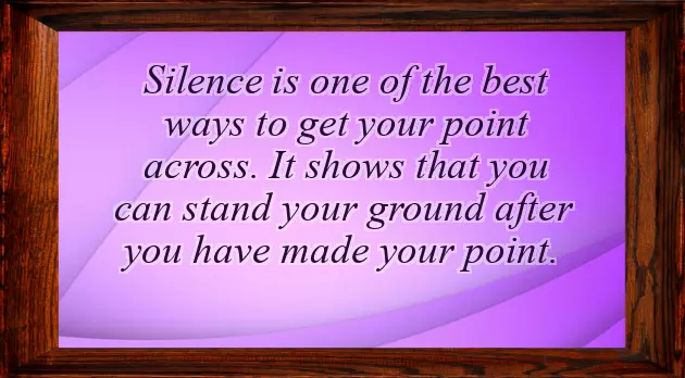 Silence Quotes Silence Quotes