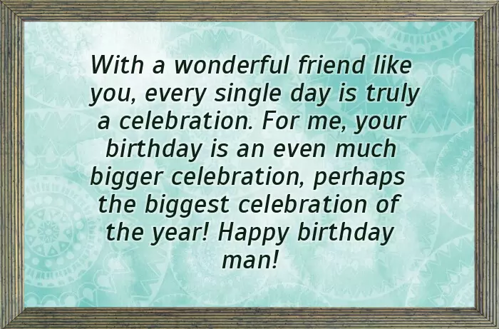 Wishing My Man A Happy Birthday