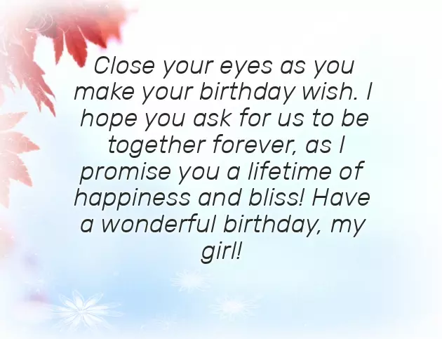 Birthday Wishes For New Girlfriend