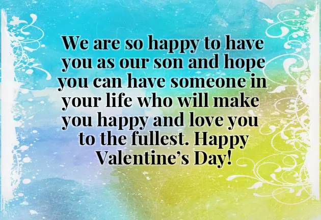 Valentine Wishes For Son