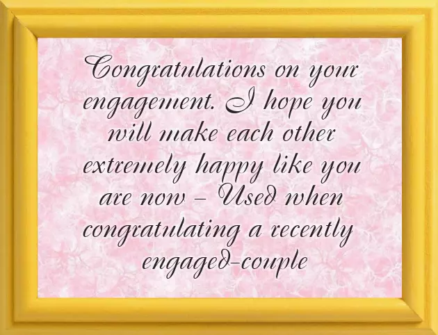 Wishes For Engaged Couple