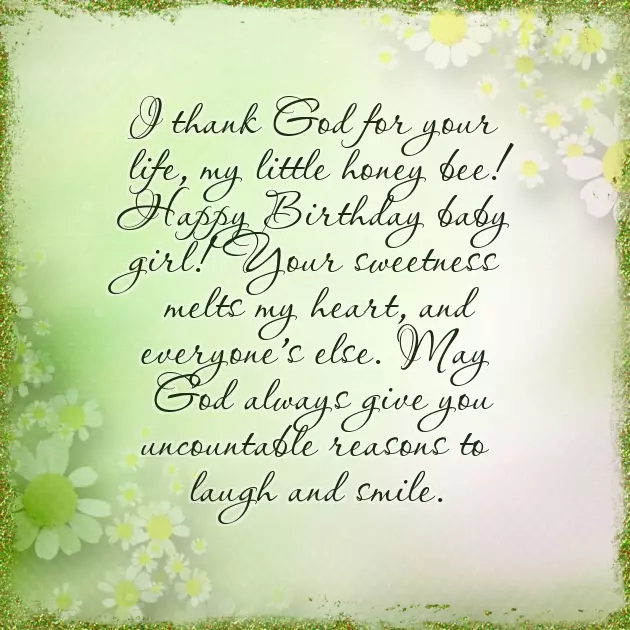 Birthday Greeting For Girl