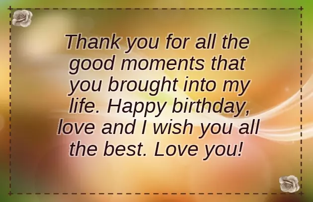 Happy Birthday Text For My Girlfriend