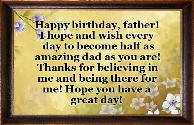 Happy Birthday To The Best Dad