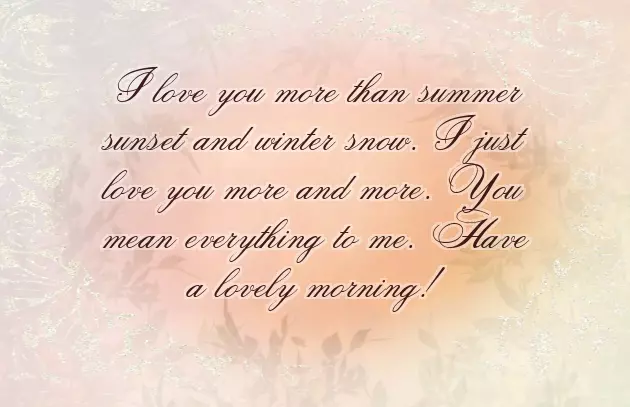 Good Morning Flower For My Love