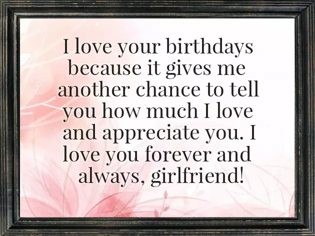Nice Birthday Wishes For Girlfriend