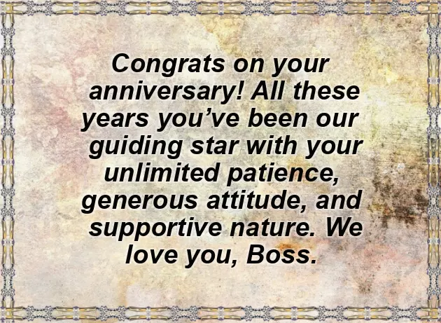 Work Anniversary Wishes To Manager Work Anniversary Wishes To Manager