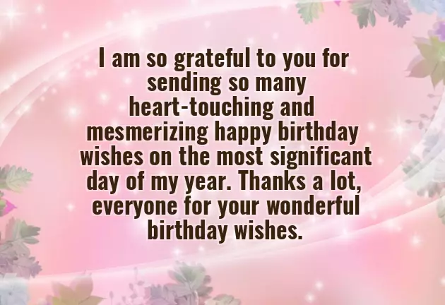 Thank You Friends For Your Wonderful Birthday Wishes Thank You Friends For Your Wonderful Birthday Wishes