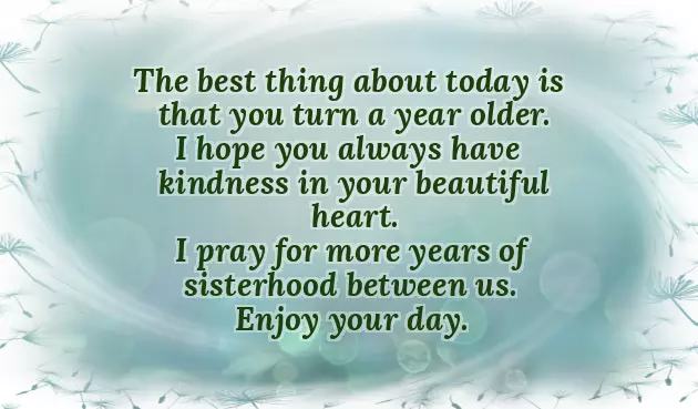 Happy Birthday Wishes For A Friend Like Sister