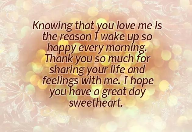 Good Morning Message For My Wife Far Away