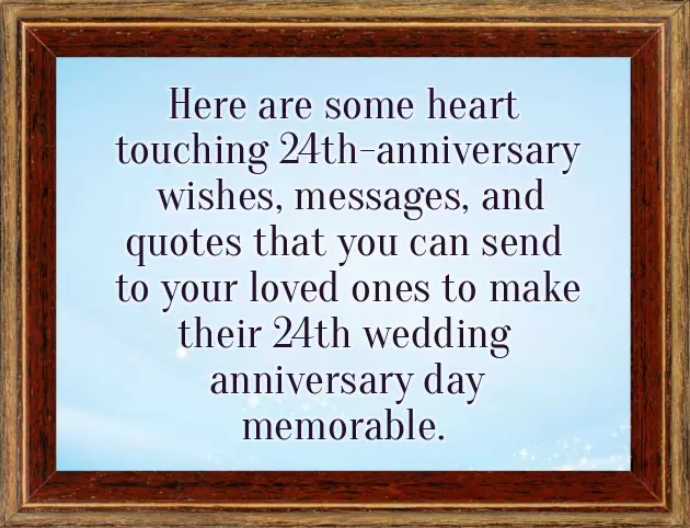 24Th Wedding Anniversary