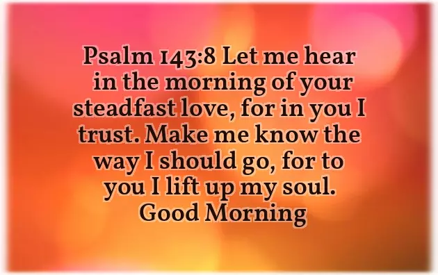 Biblical Good Morning Wishes