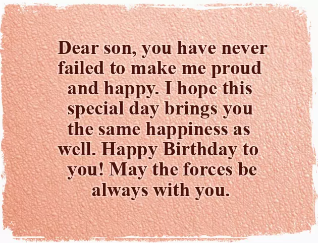 Simple Birthday Wishes To My Son Simple Birthday Wishes To My Son