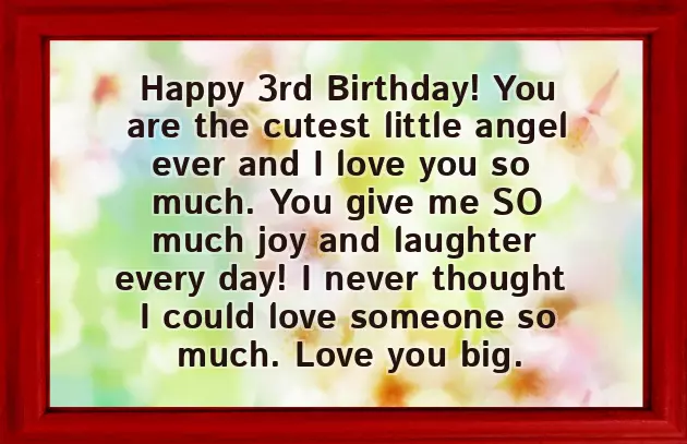 Happy 3Rd Birthday Son Quotes