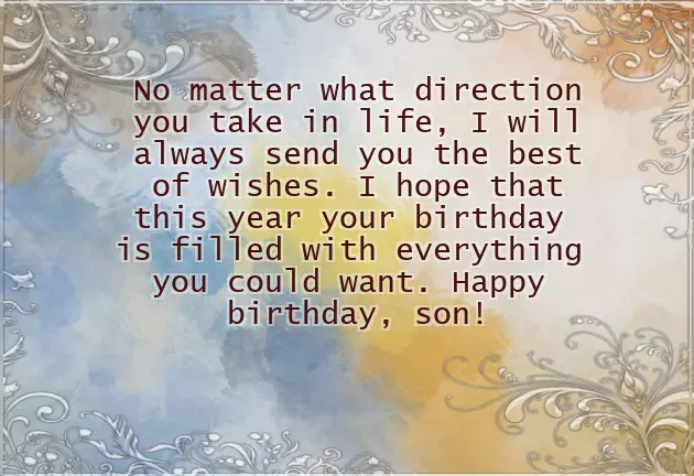 Birthday Wish For Younger Son Birthday Wish For Younger Son