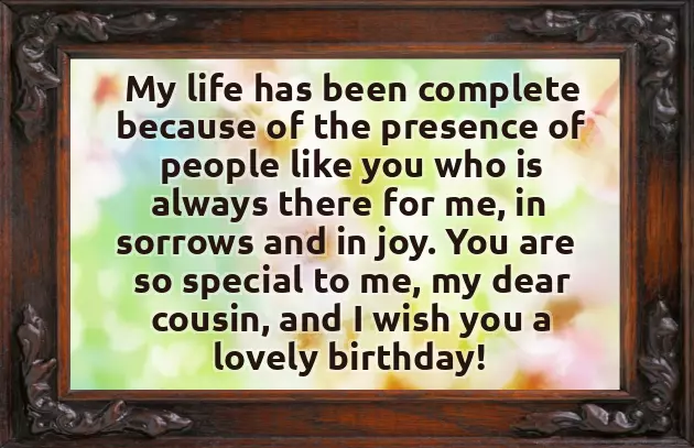 Happy Birthday Wishes For Sister Cousin
