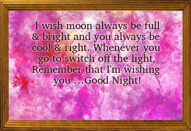 Cute Good Night Wish Cute Good Night Wish