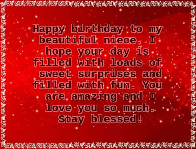 Birthday Wishes For First Niece