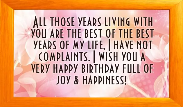 Husband Birthday Wishes To Wife