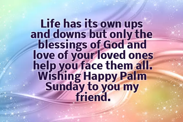Blessed Palm Sunday Greetings