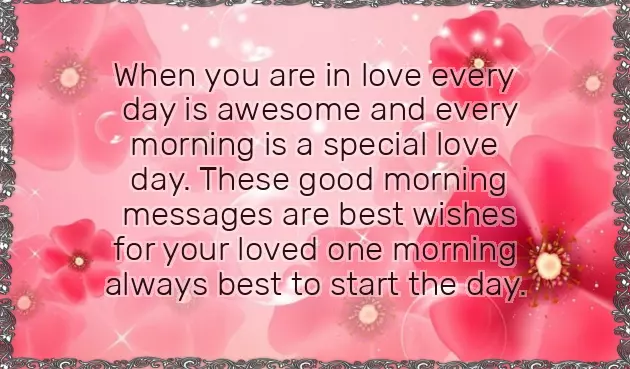 Rose Flower Good Morning Message