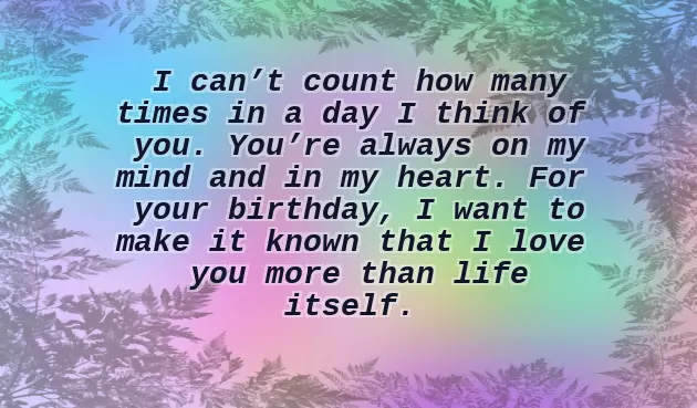 Hubby Birthday Wishes Msg