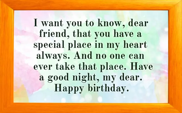 Happy Birthday Night Wishes