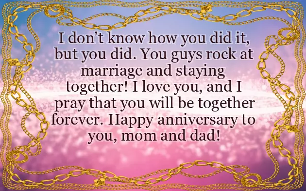 Happy Anniversary Mom And Dad Quotes