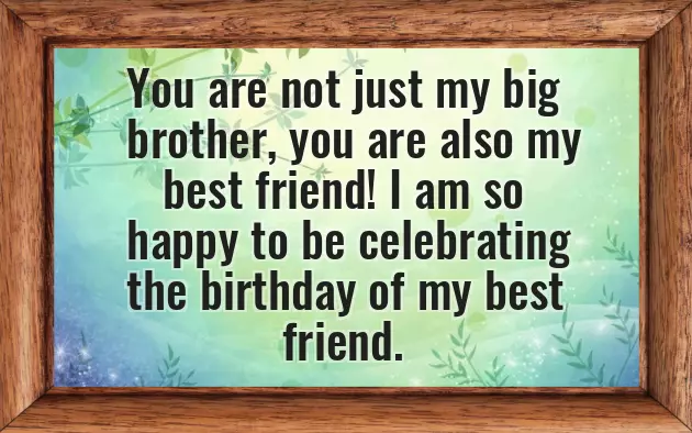 Big Brother Quotes Birthday Big Brother Quotes Birthday