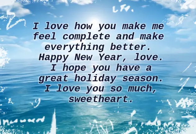 Happy New Year Greetings For Boyfriend Happy New Year Greetings For Boyfriend