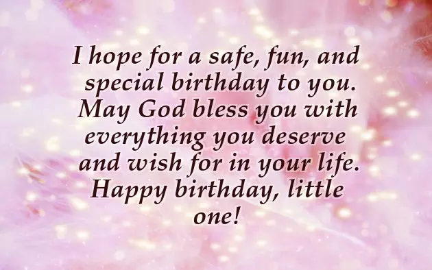 Happy Birthday To Child Girl