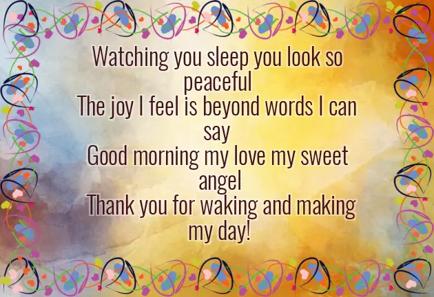 Short Love Morning Message Short Love Morning Message