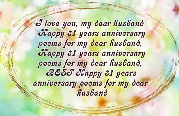 31St Wedding Anniversary 31St Wedding Anniversary