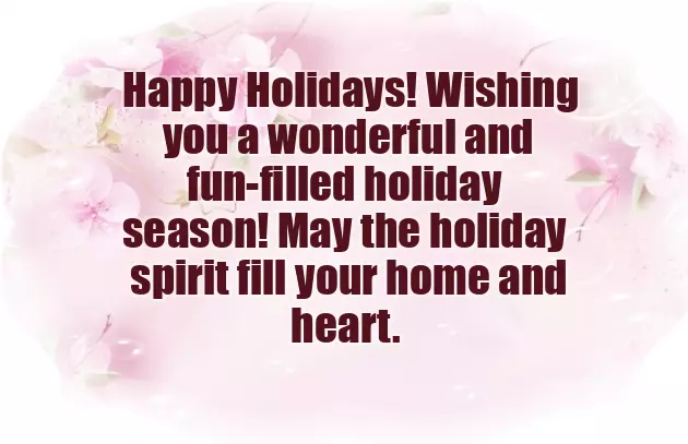 Happy Holidays Family