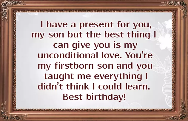 Happy Birthday To My Oldest Son