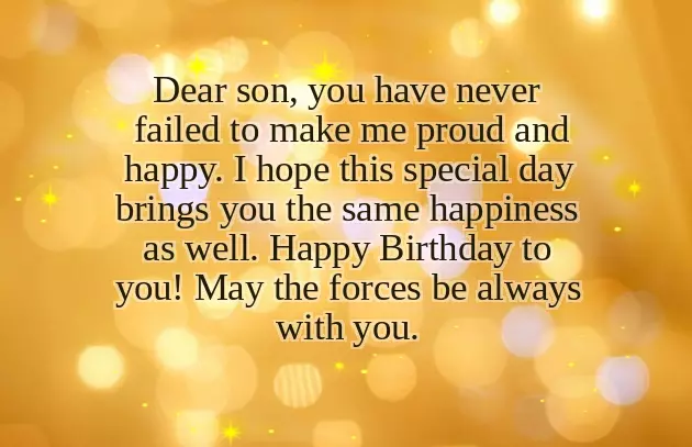 My Son Happy Birthday Quotes