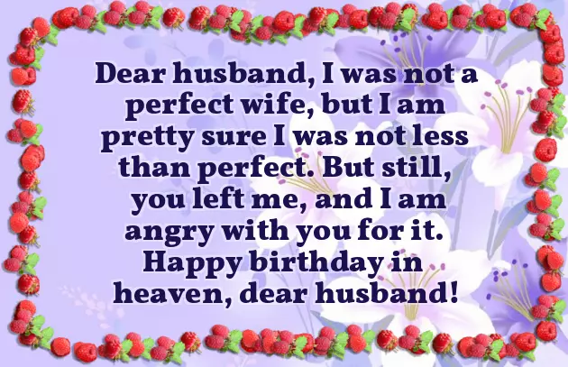 Happy Birthday To My Late Husband Happy Birthday To My Late Husband