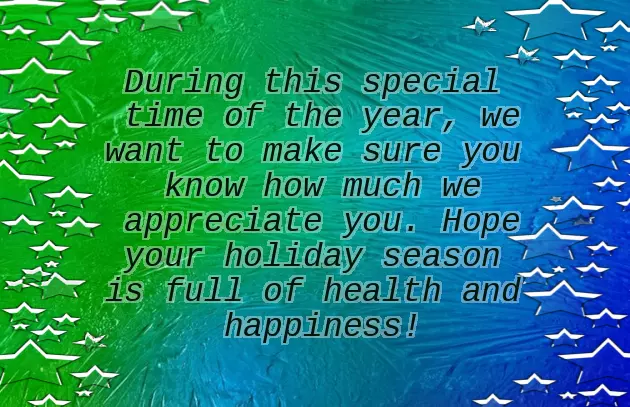 Wishing You And Your Family A Wonderful Holiday Season