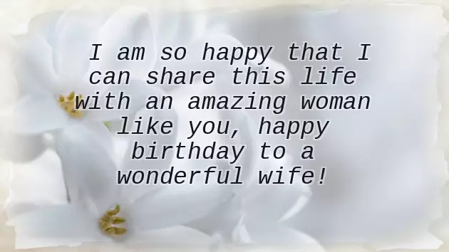 Good Words For Wife Birthday